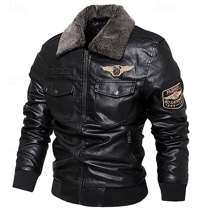 Ellery | Rugged Aviator Jacket