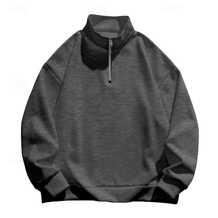 Grant | Standing-Collar Quarter-Zip Pullover