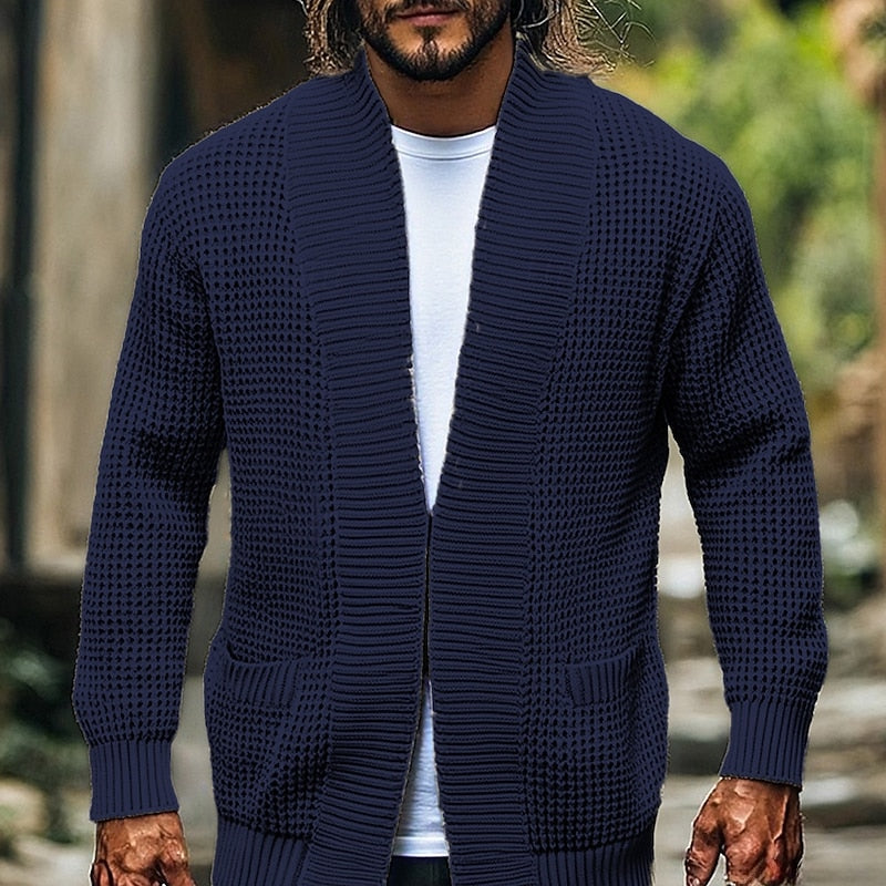 Callahan | Textured Open-Front Cardigan