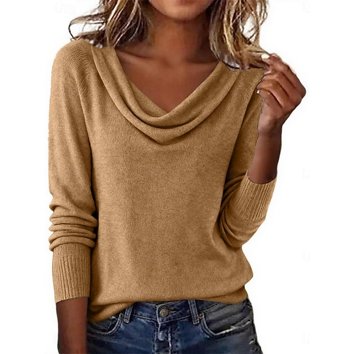 Marlena | Draped Cowl Neck Top
