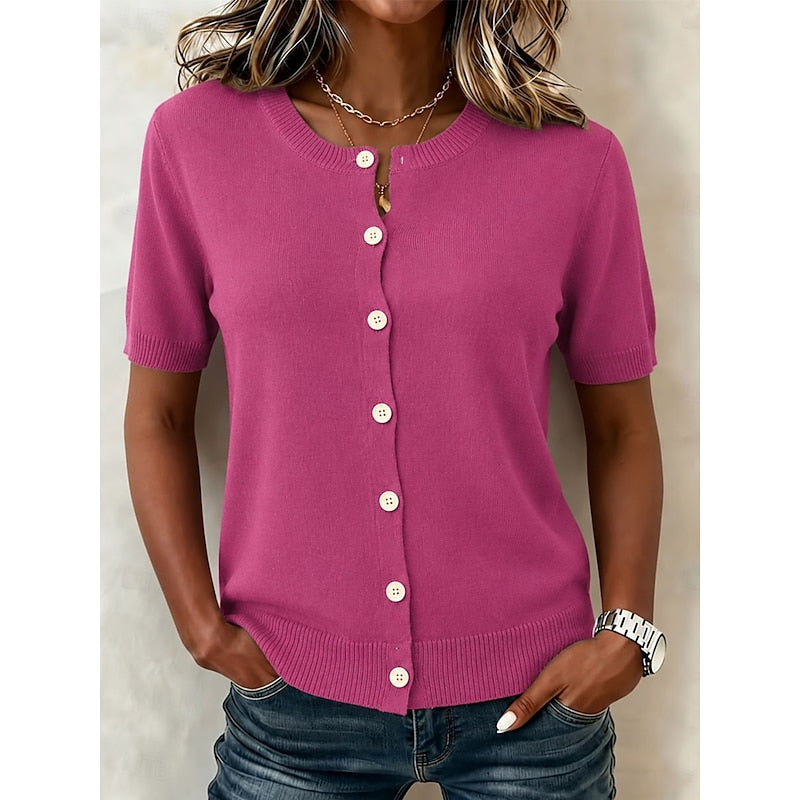 Helena | Refined Button-Front Cardigan