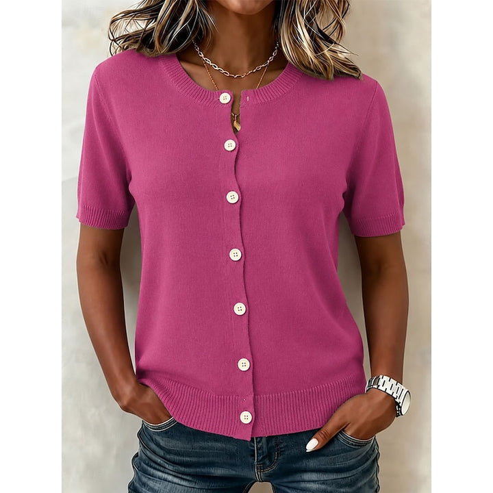 Helena | Refined Button-Front Cardigan