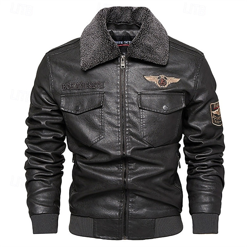Ellery | Rugged Aviator Jacket