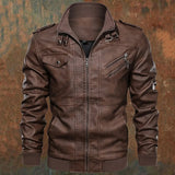 Flynn | Classic Stand-Collar Biker Jacket
