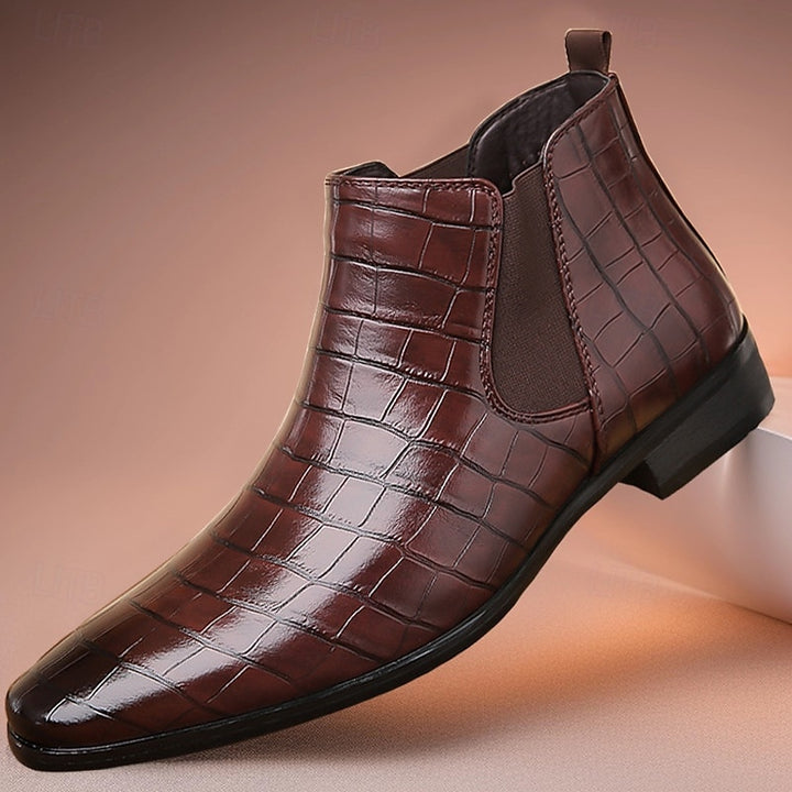 Caspian | Polished Chelsea Boots