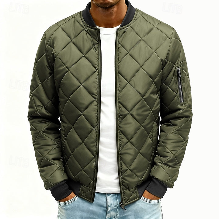 Cole | Quilted Bomber Jacket