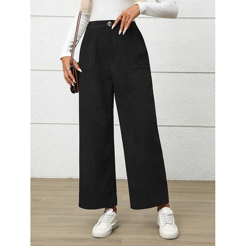 Elise | Wide-Leg High-Waist Trousers