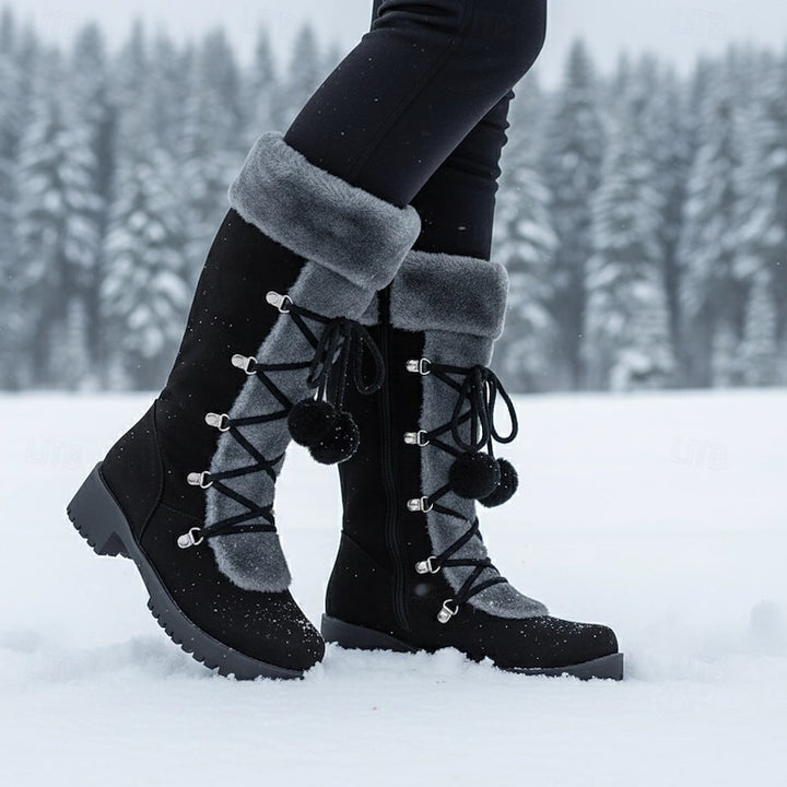 Danica | Cosy Lace-Up Winter Boots
