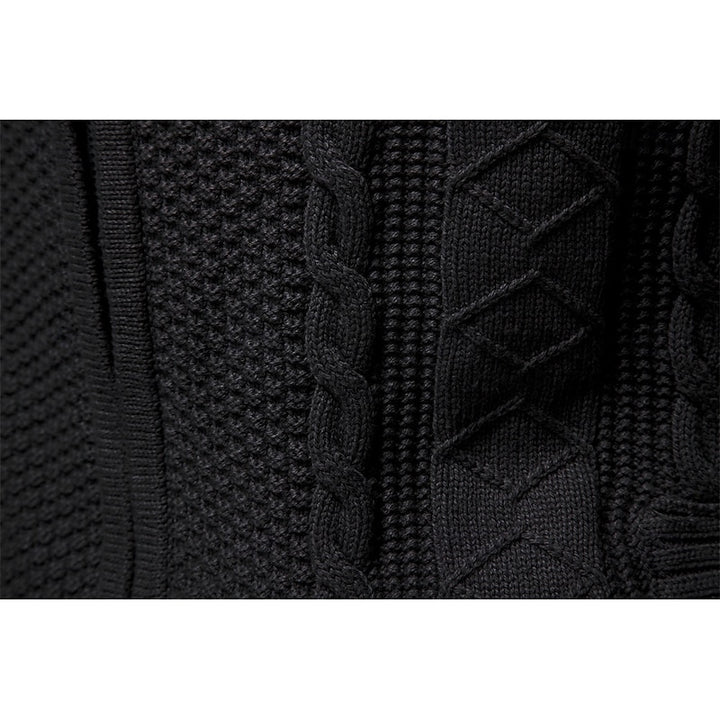 Clive | Cable-Knit Zip-Up Cardigan