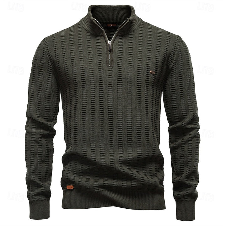 Wilfred | Textured Half-Zip Pullover