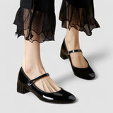 Felicia | Classic Patent Mary Jane Flats