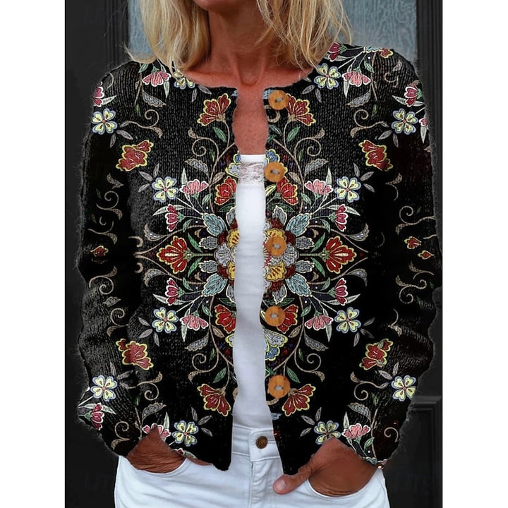 Louisa | Floral Button-Front Cardigan