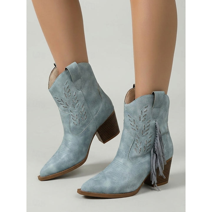 Sloane | Western Tassel Ankle Boots