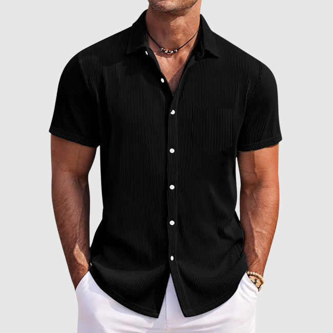 Arthur | Short Sleeve Button-Up Shirt