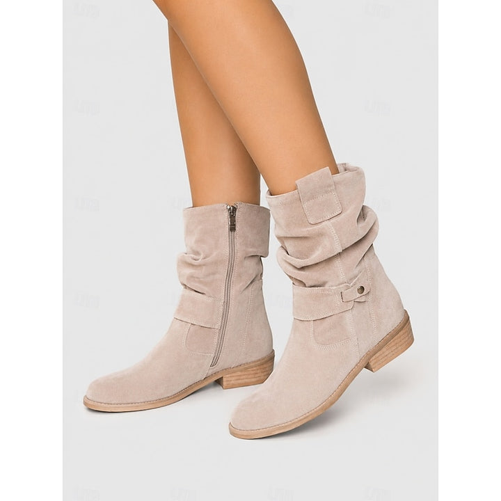 Josephine | Slouchy Block-Heel Ankle Boots