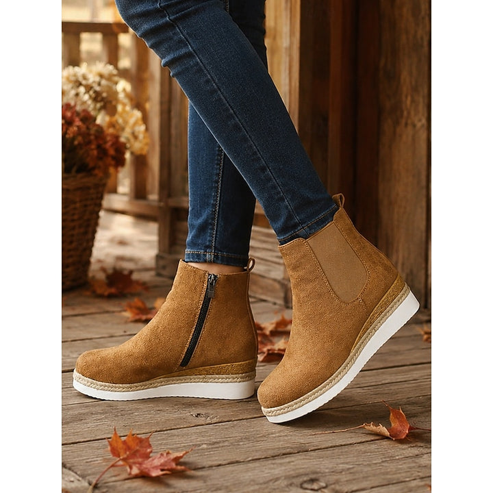 Ottilie | Wedge Chelsea Ankle Boots