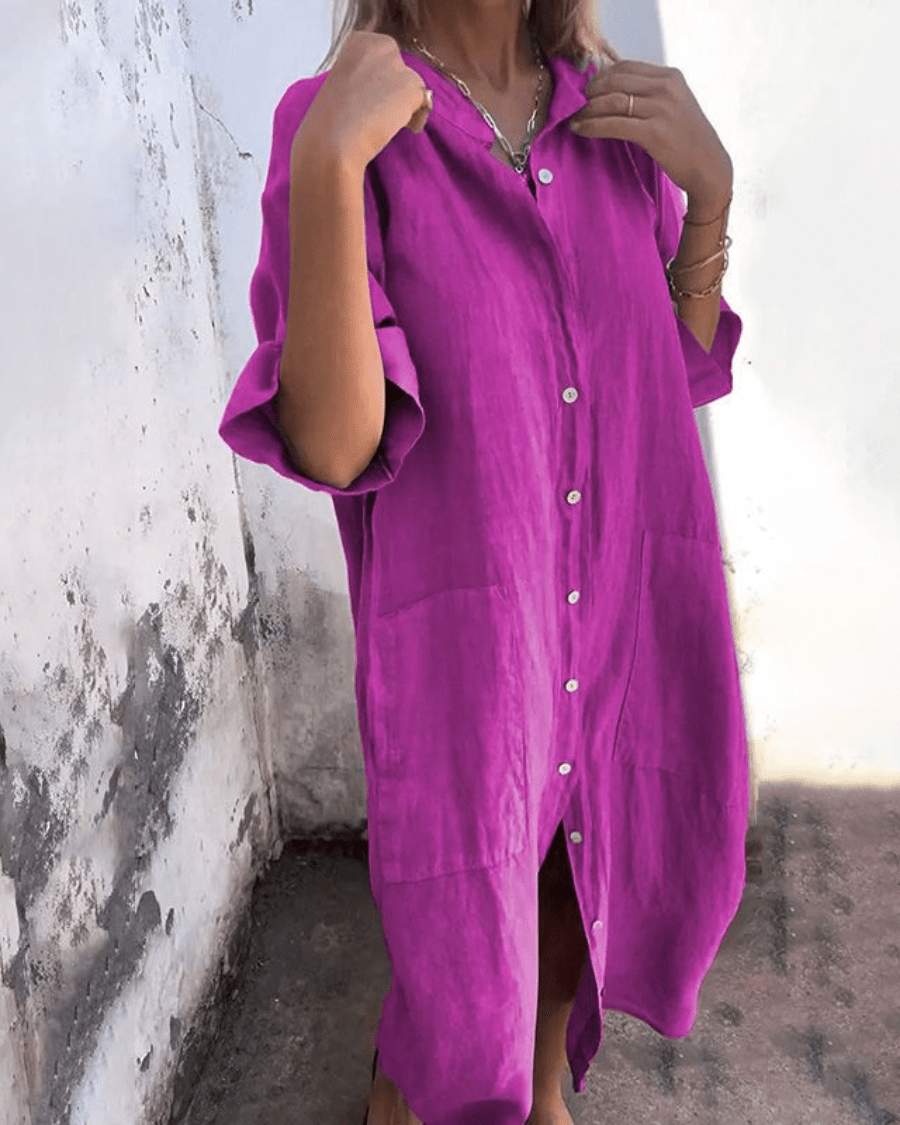 NATALIE | IBIZA STYLE SHIRT DRESS