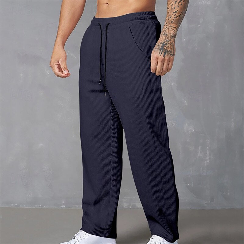 Dominic | Relaxed Ribbed Trousers