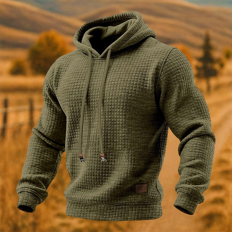 Desmond | Textured Pullover Hoodie