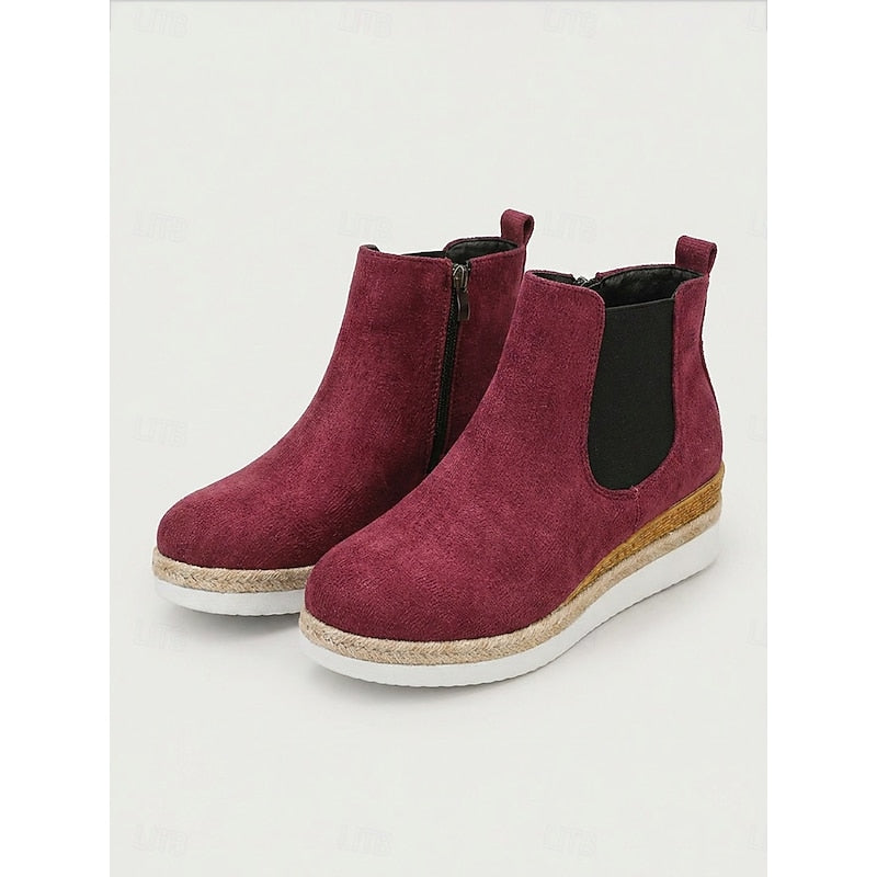 Ottilie | Wedge Chelsea Ankle Boots