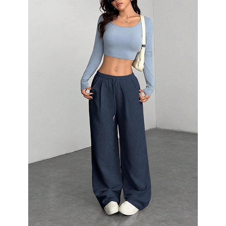 Della | Relaxed Wide-Leg High-Waist Trousers