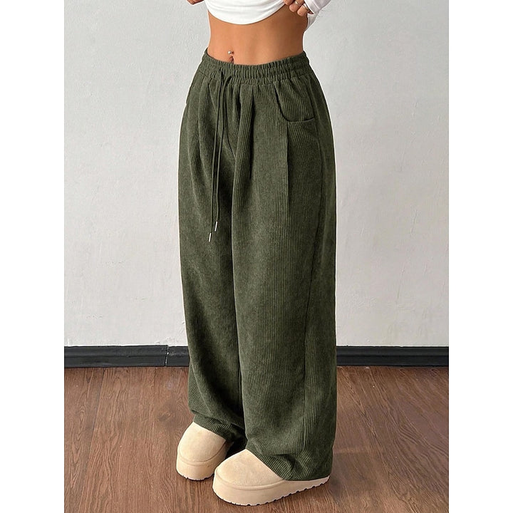 Della | Relaxed Wide-Leg High-Waist Trousers