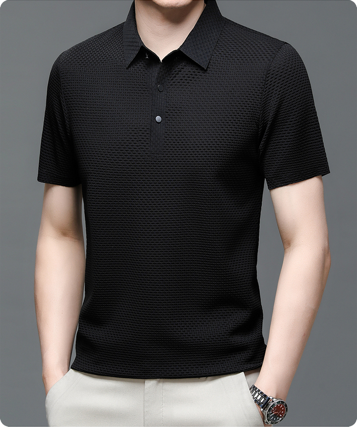 Hadrian | Stylish Button-Up Polo Shirt