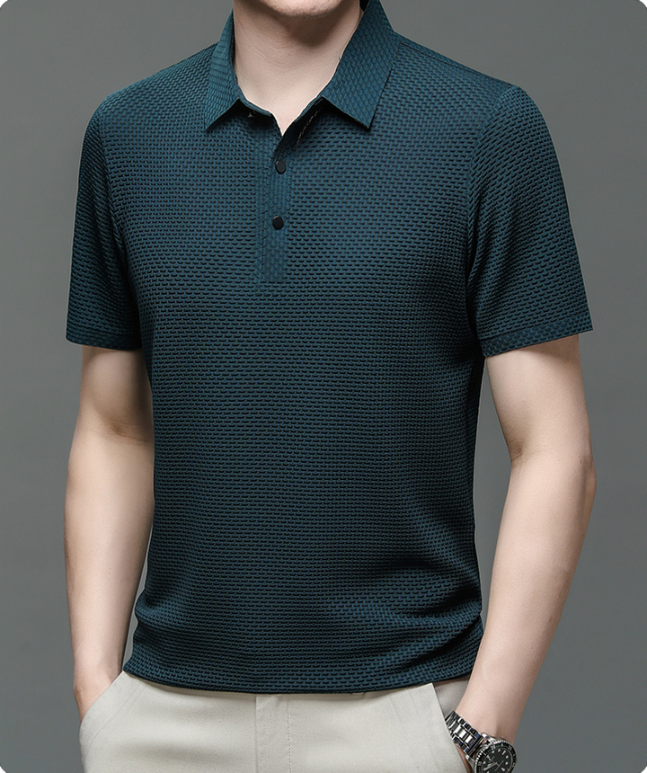 Hadrian | Stylish Button-Up Polo Shirt