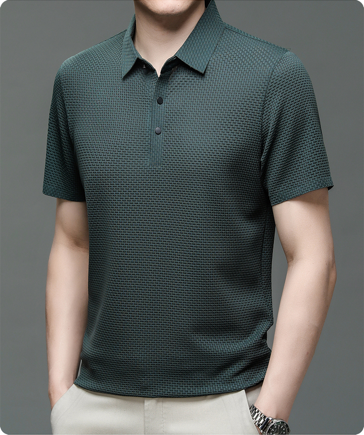 Hadrian | Stylish Button-Up Polo Shirt