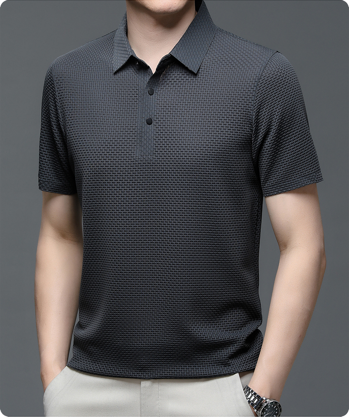 Hadrian | Stylish Button-Up Polo Shirt
