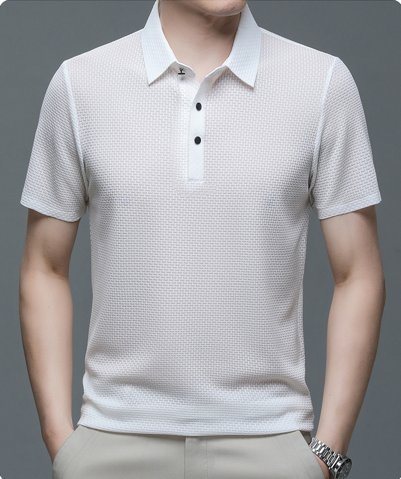Hadrian | Stylish Button-Up Polo Shirt