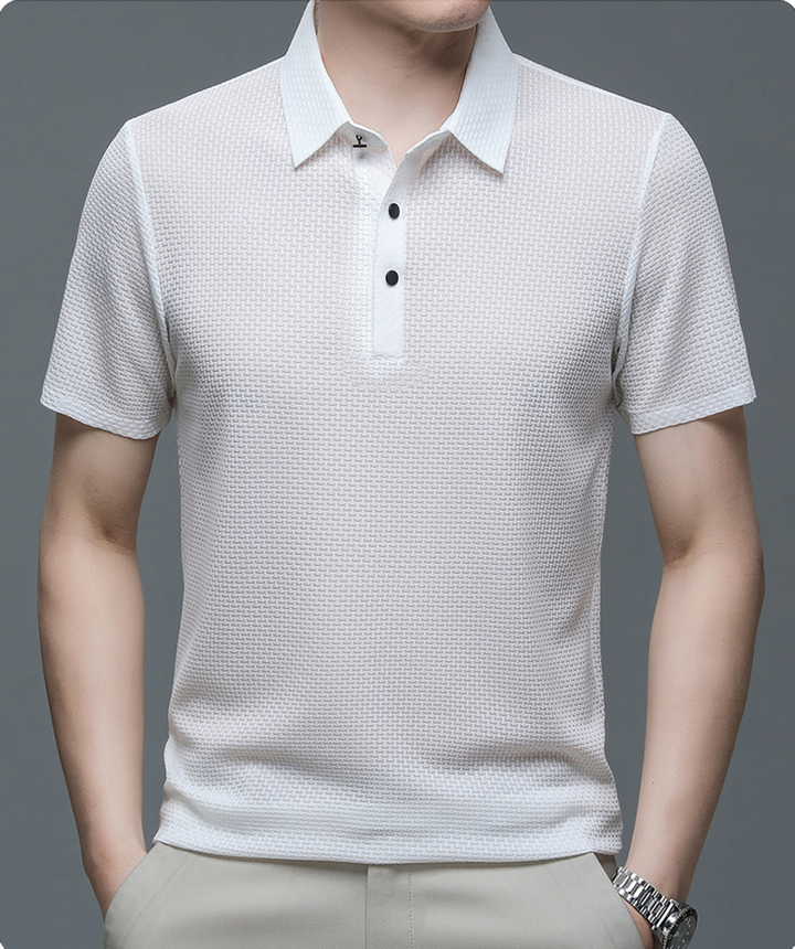 Hadrian | Stylish Button-Up Polo Shirt