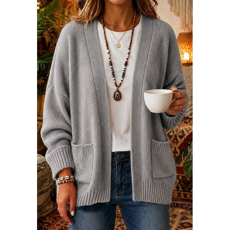 Edith | Relaxed Open-Front Cardigan