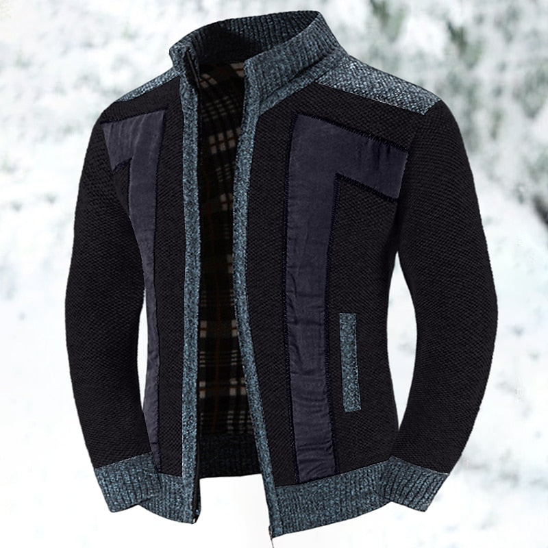 Bryson | Textured Zip Cardigan