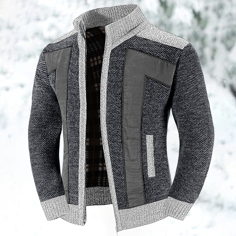 Bryson | Textured Zip Cardigan