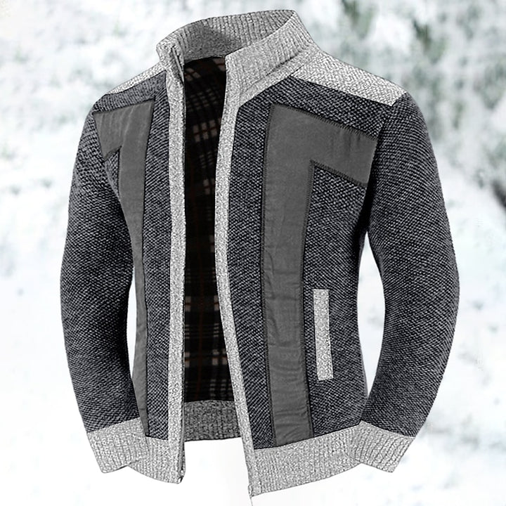 Bryson | Textured Zip Cardigan