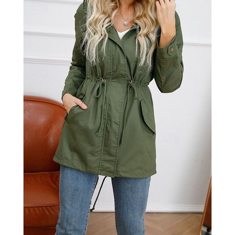 Matilda | Hooded Longline Utility Coat