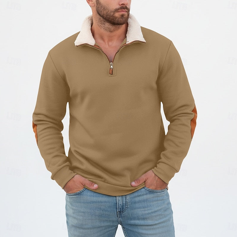 Clayton | Cosy Quarter-Zip Pullover