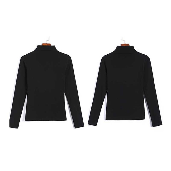Lila | Elegant Roll-Neck Top