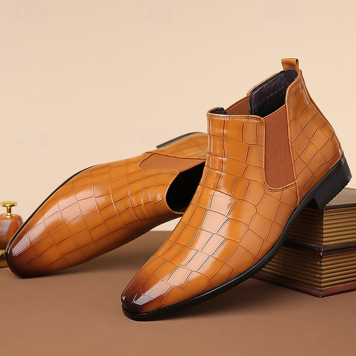 Caspian | Polished Chelsea Boots