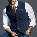 Atticus | Tailored Herringbone Waistcoat