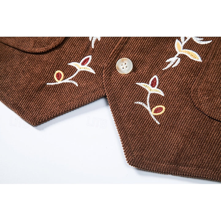 Jonah | Embroidered Floral Waistcoat