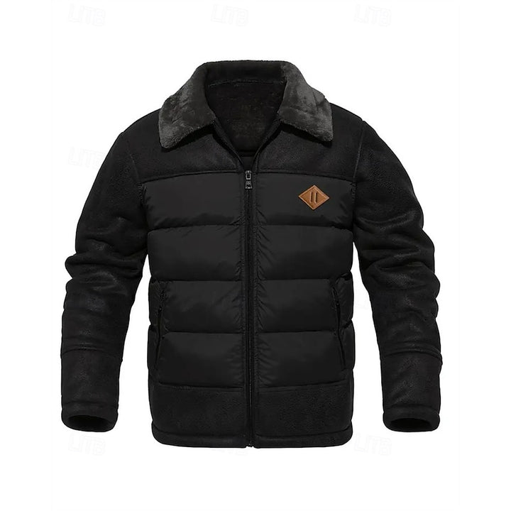 Reuben | Fur-Collar Quilted Puffer Jacket