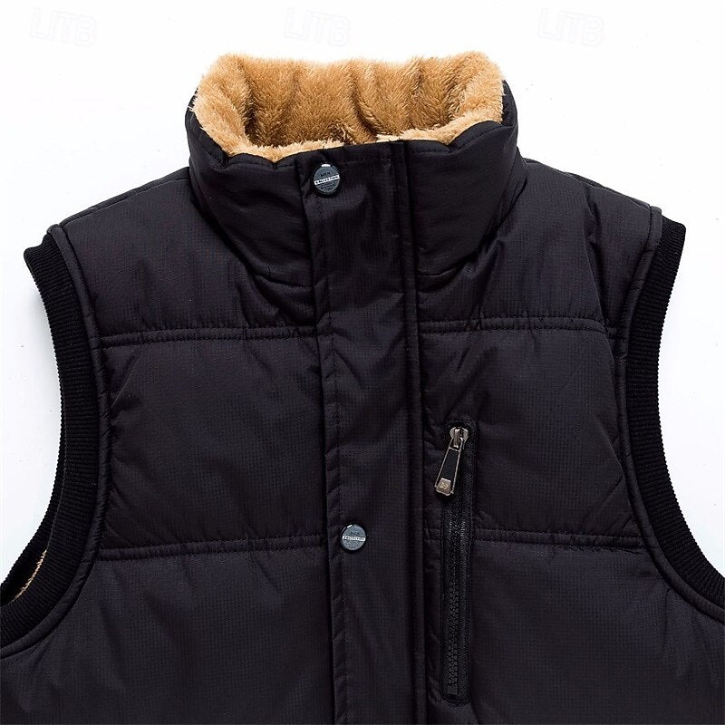 Foster | Fleece-Lined Padded Gilet