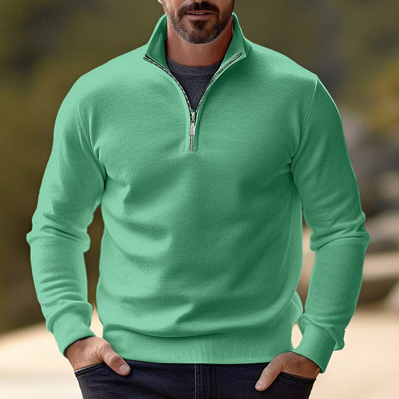 Gregor | Refined Half-Zip Pullover
