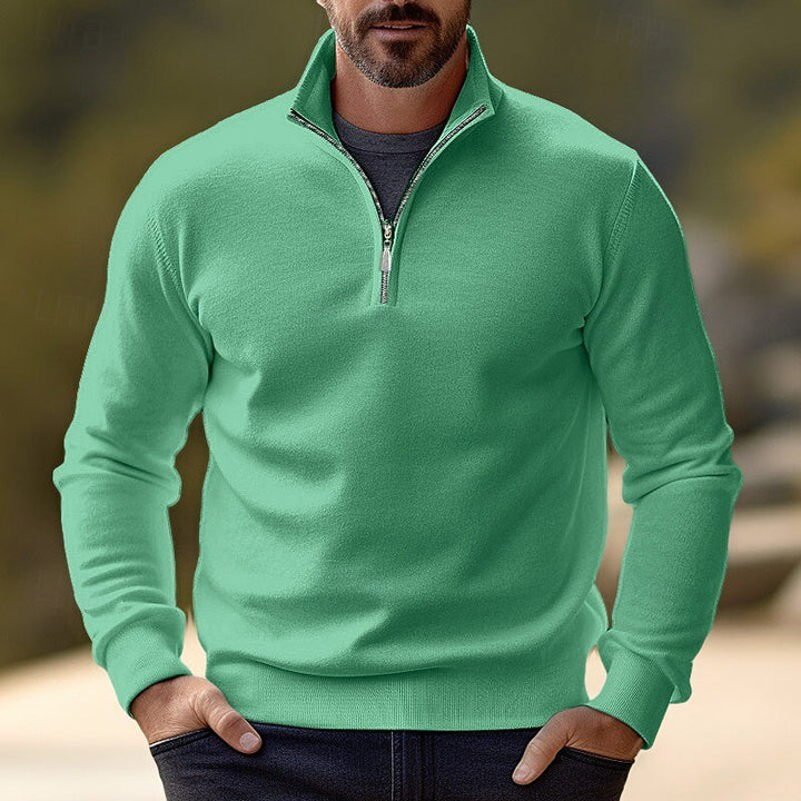 Gregor | Refined Half-Zip Pullover