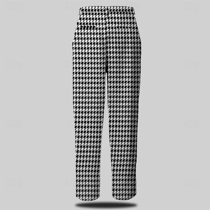 Spencer | Tailored Houndstooth Trousers