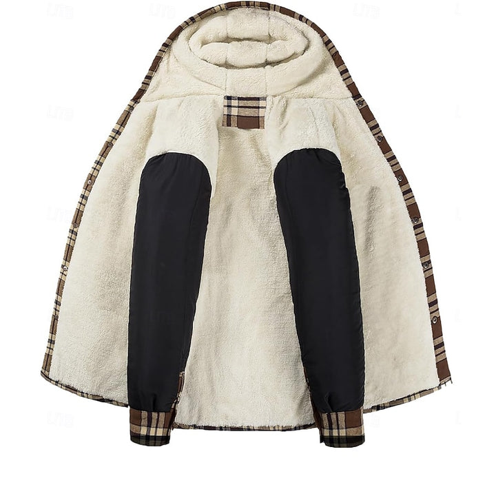 Graham | Hooded Check Shirt Jacket