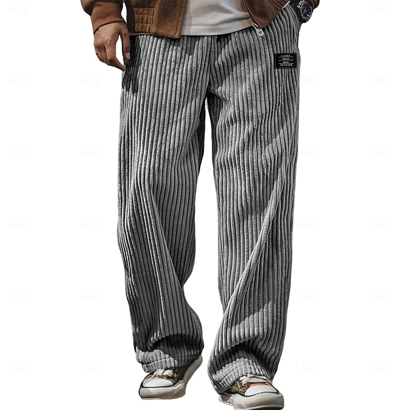 Fraser | Relaxed Ribbed Trousers