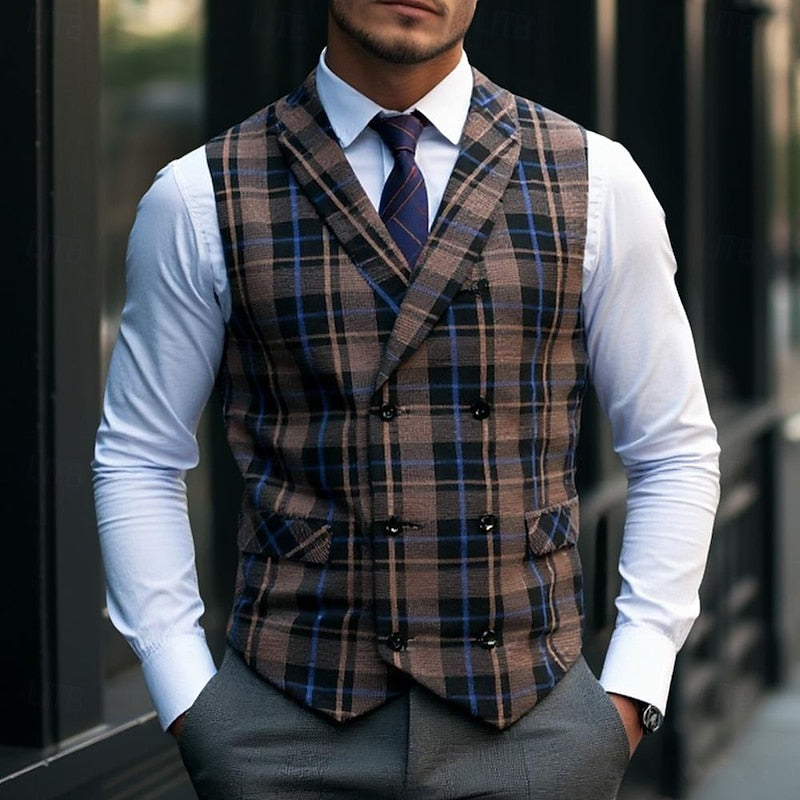 Damien | Refined Double-Breasted Waistcoat